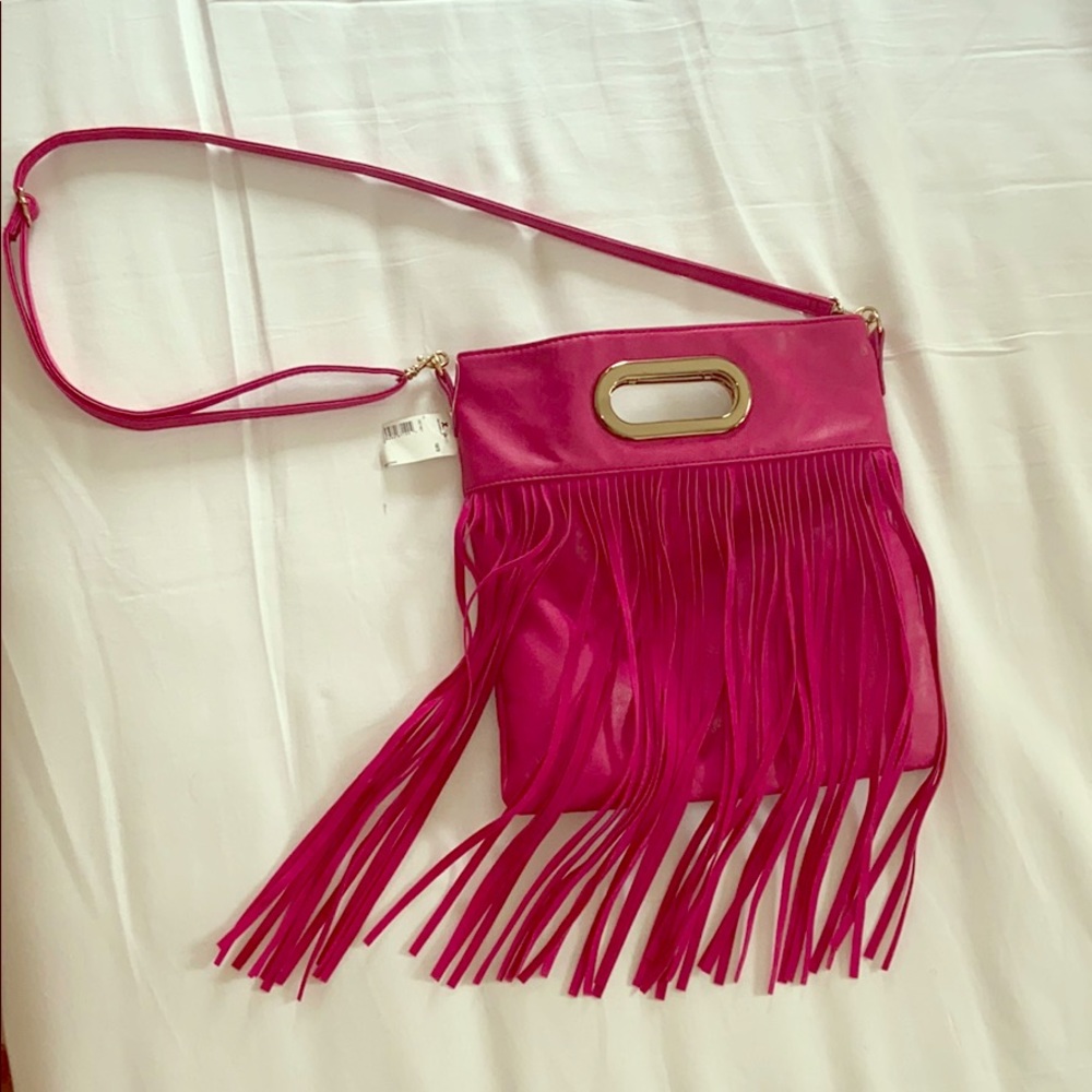 Pink cross bag